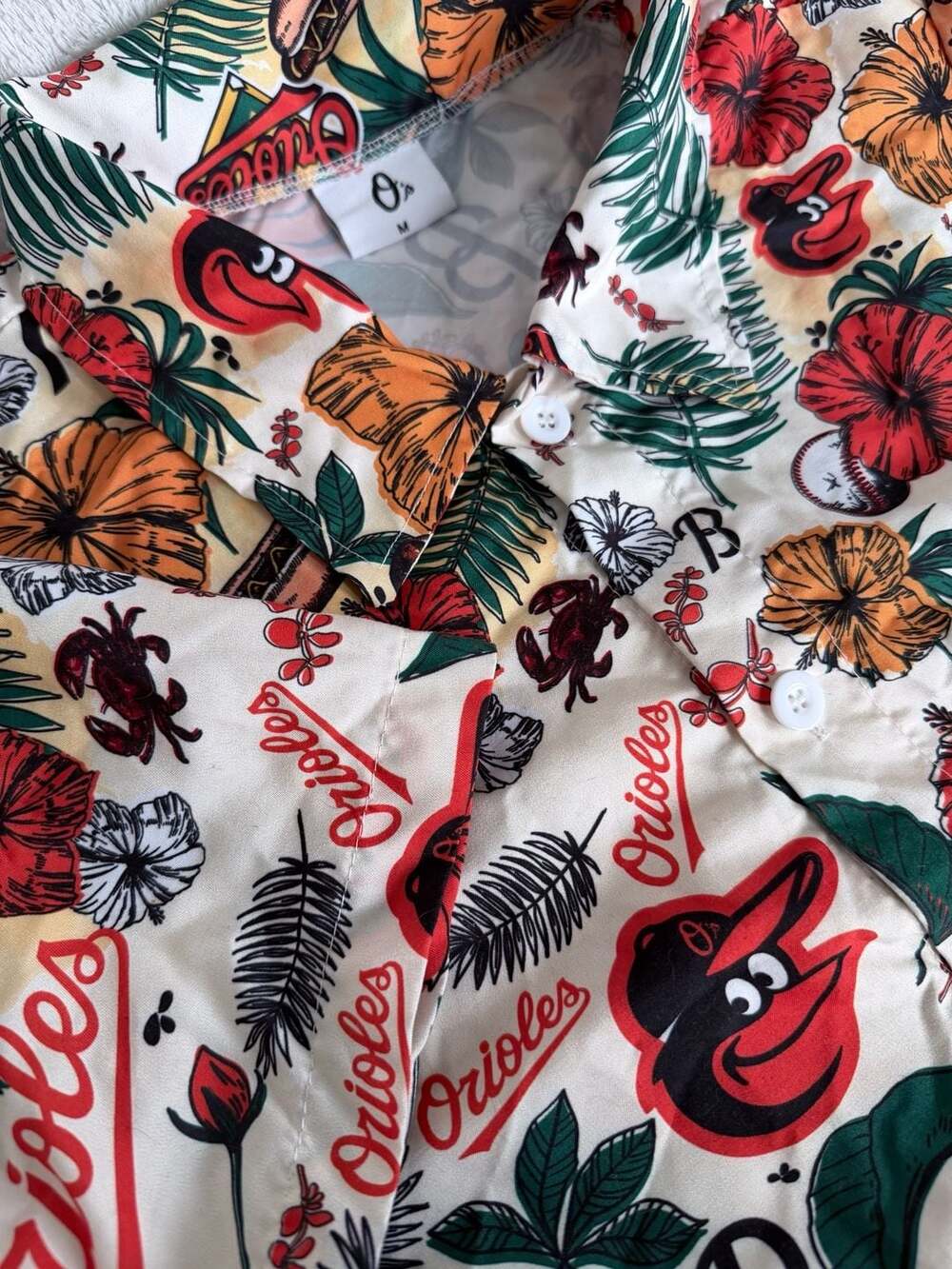 Baltimore Orioles 2025 Hawaiian Button Down
